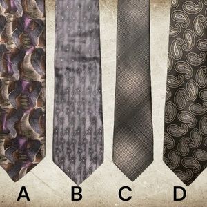 Silk Tie NECK TIES Ties 1/$15 Your Choice!